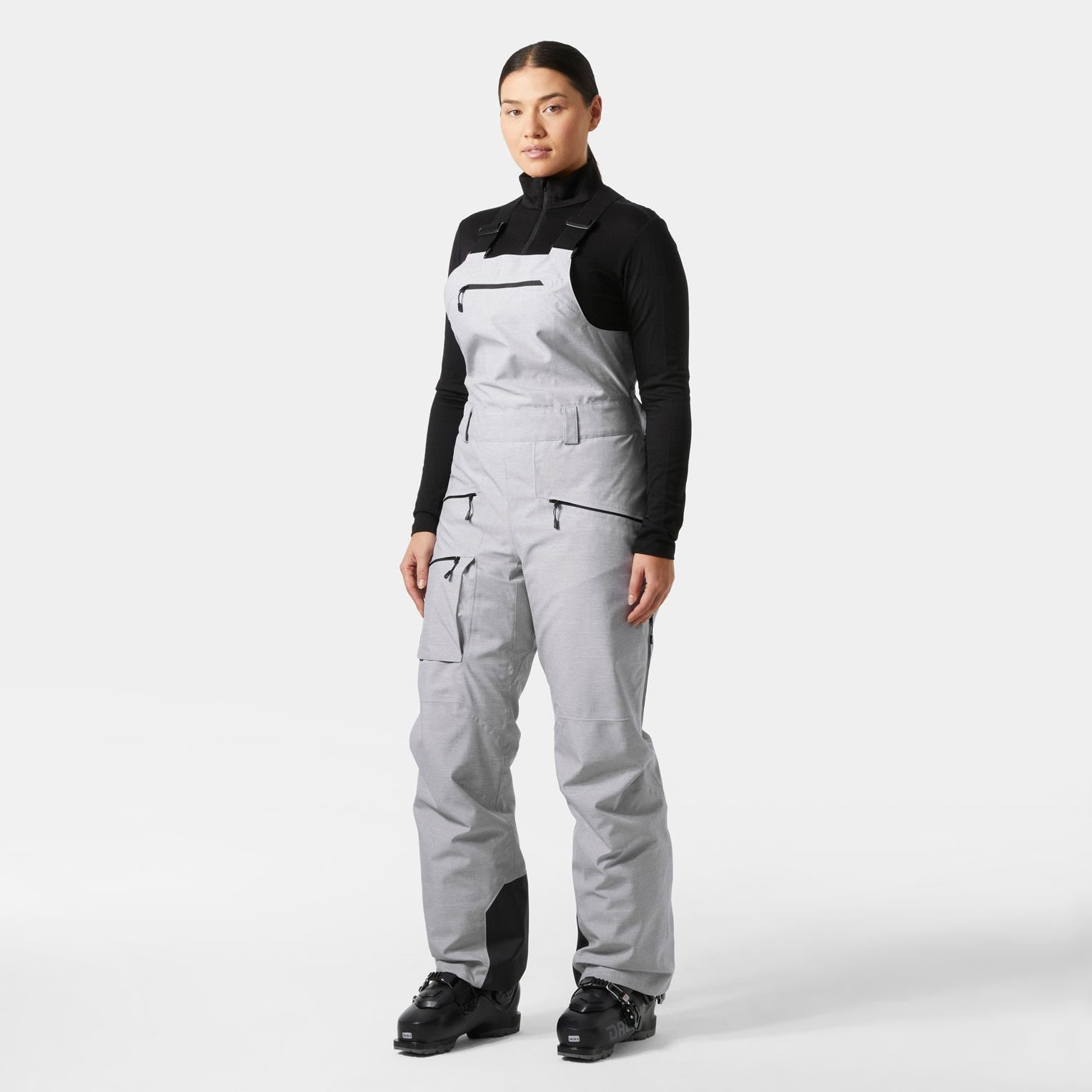 Women's Powderqueen Bib Pants 2.0 - 949 GREY MELANGE