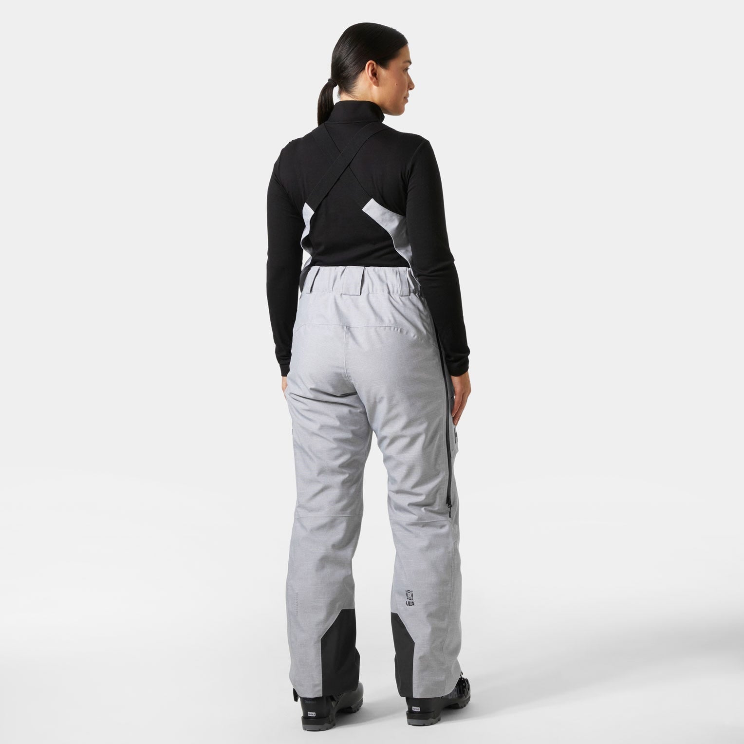 Women's Powderqueen Bib Pants 2.0 - 949 GREY MELANGE