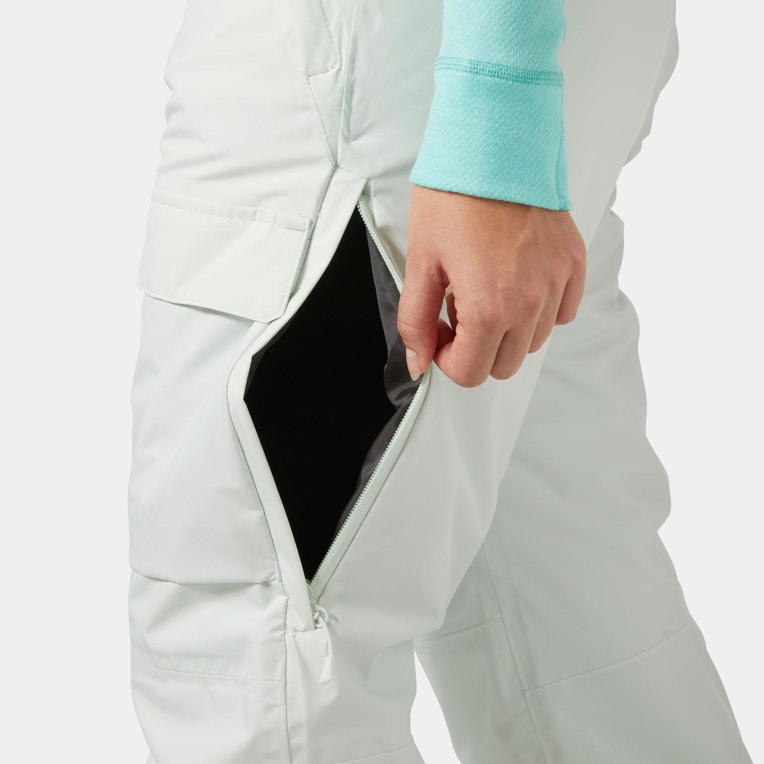 Women's Switch Cargo Bib Pants - 403 SEAFOAM