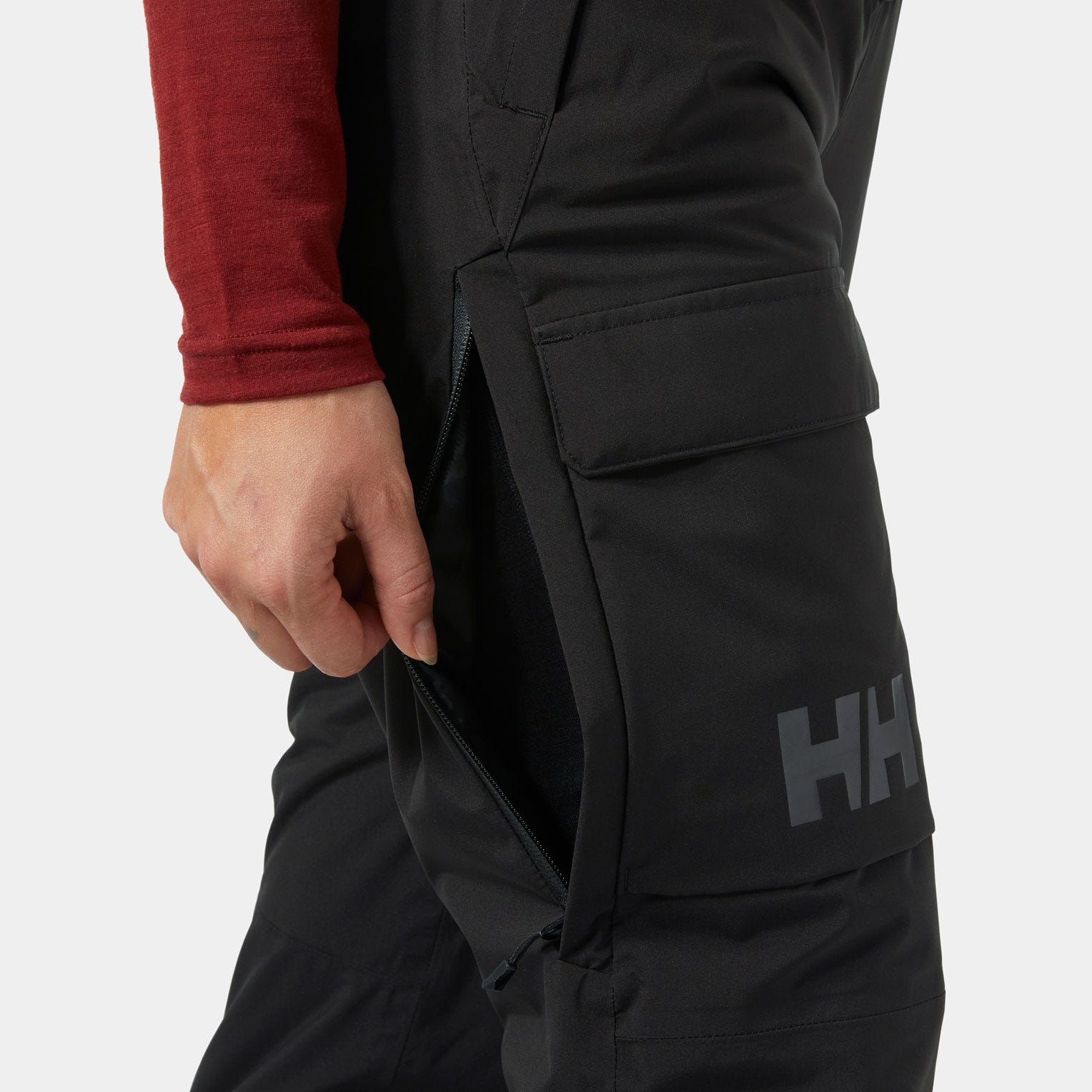 Women's Switch Cargo Bib Pants - 990 BLACK