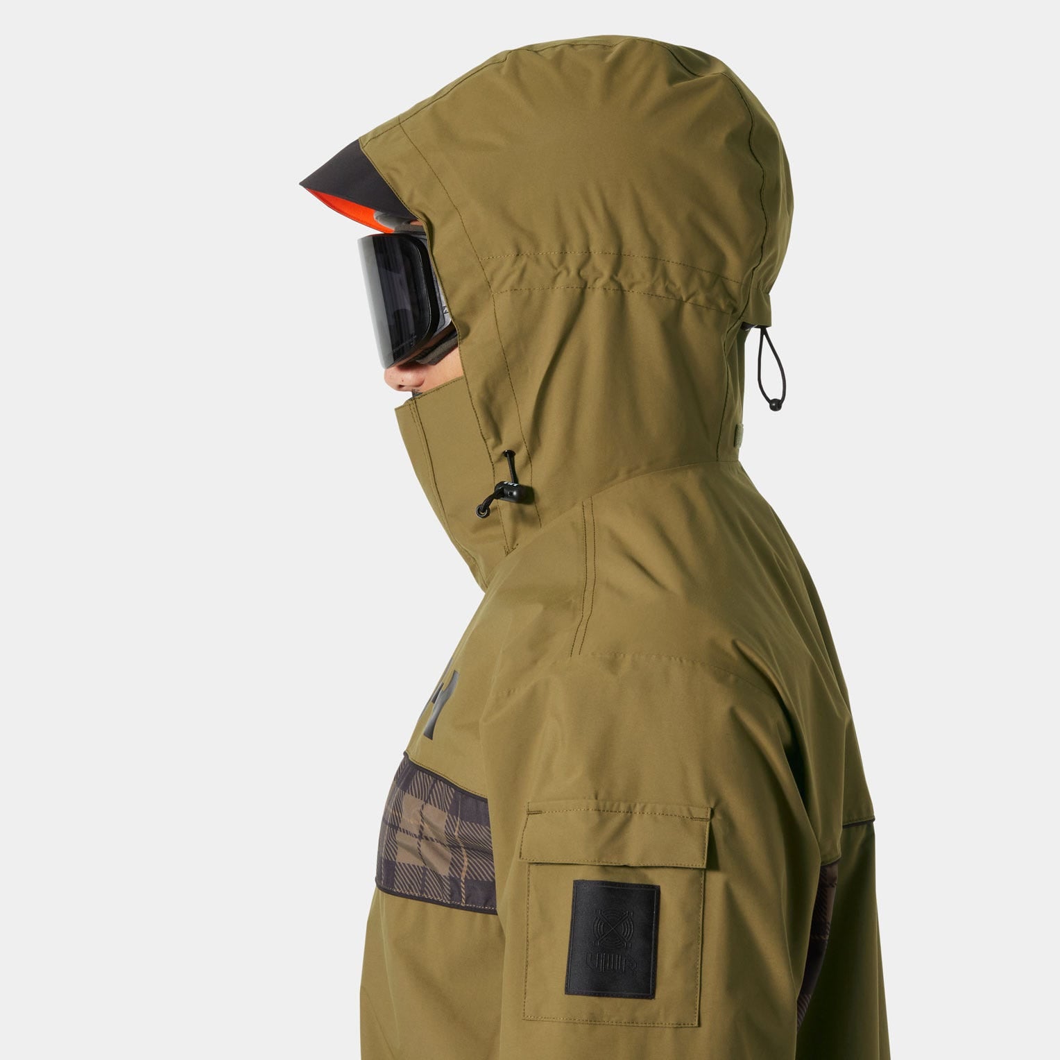 Unisex ULLR™ D Shell Jacket - 718 SEPIA CHECK AOP