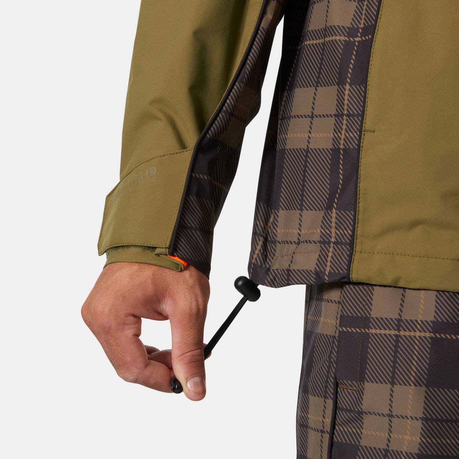 Unisex ULLR™ D Shell Jacket - 718 SEPIA CHECK AOP
