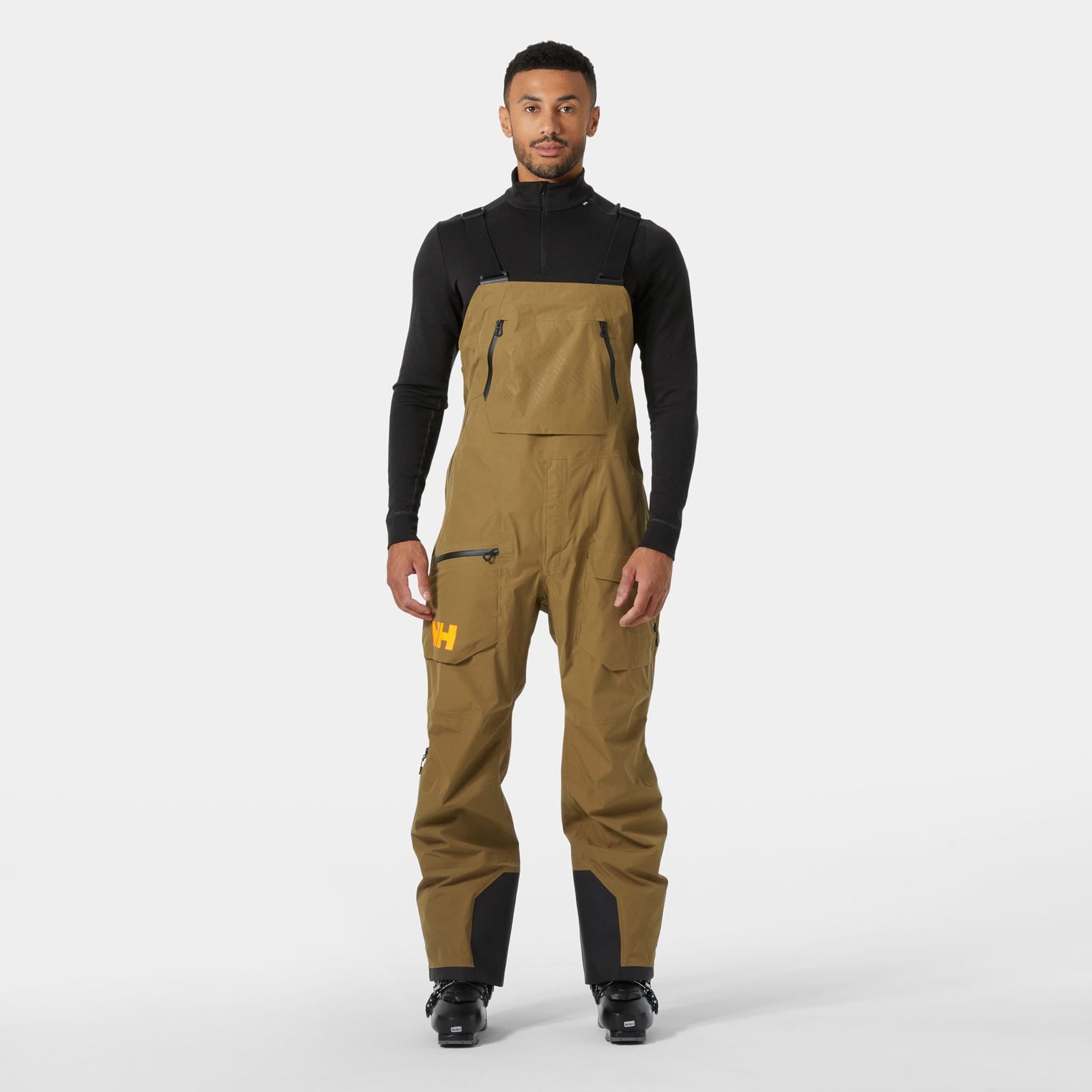 Men's Ridge Infinity Shell Bib 2.0 - 718 SEPIA