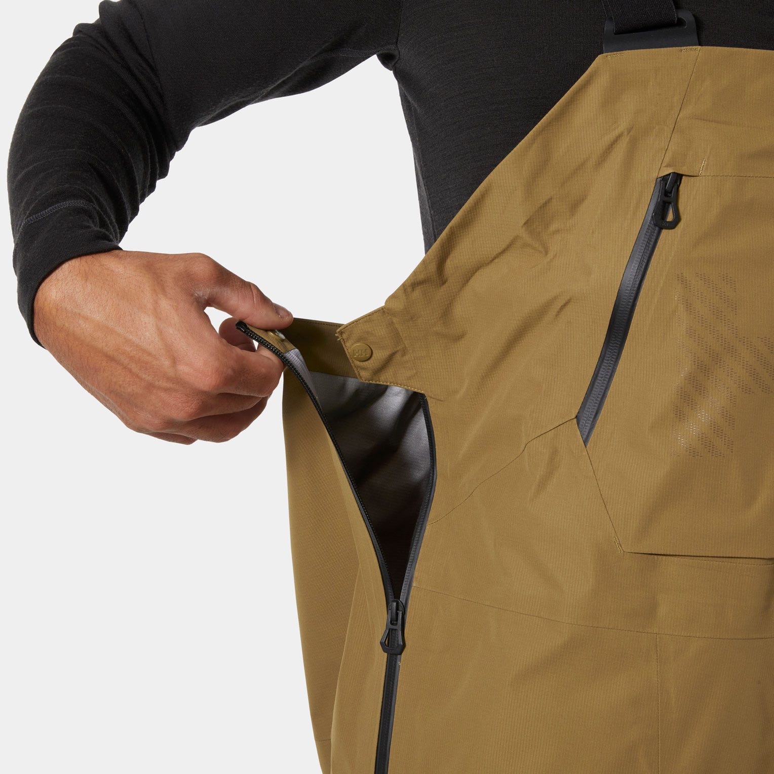Men's Ridge Infinity Shell Bib 2.0 - 718 SEPIA