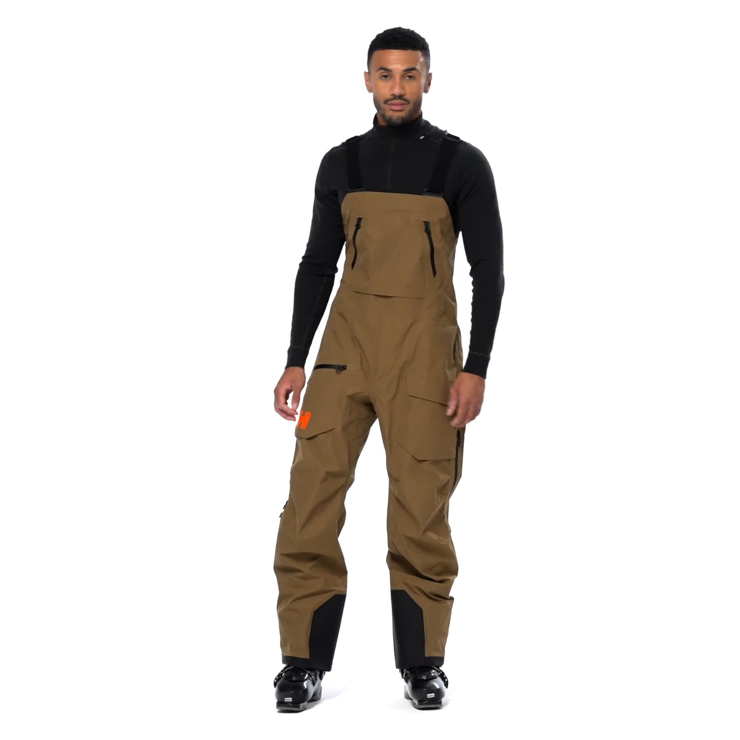 Men's Ridge Infinity Shell Bib 2.0 - 718 SEPIA