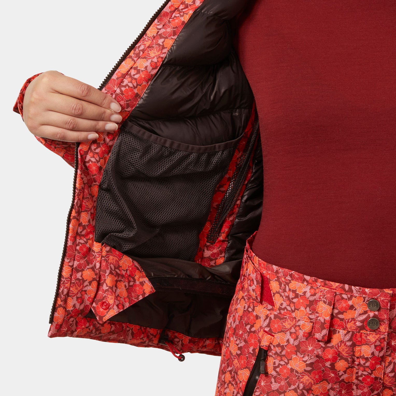 Women's Val-d'Isère 3.0 Jacket - 162 RED FLORAL AOP
