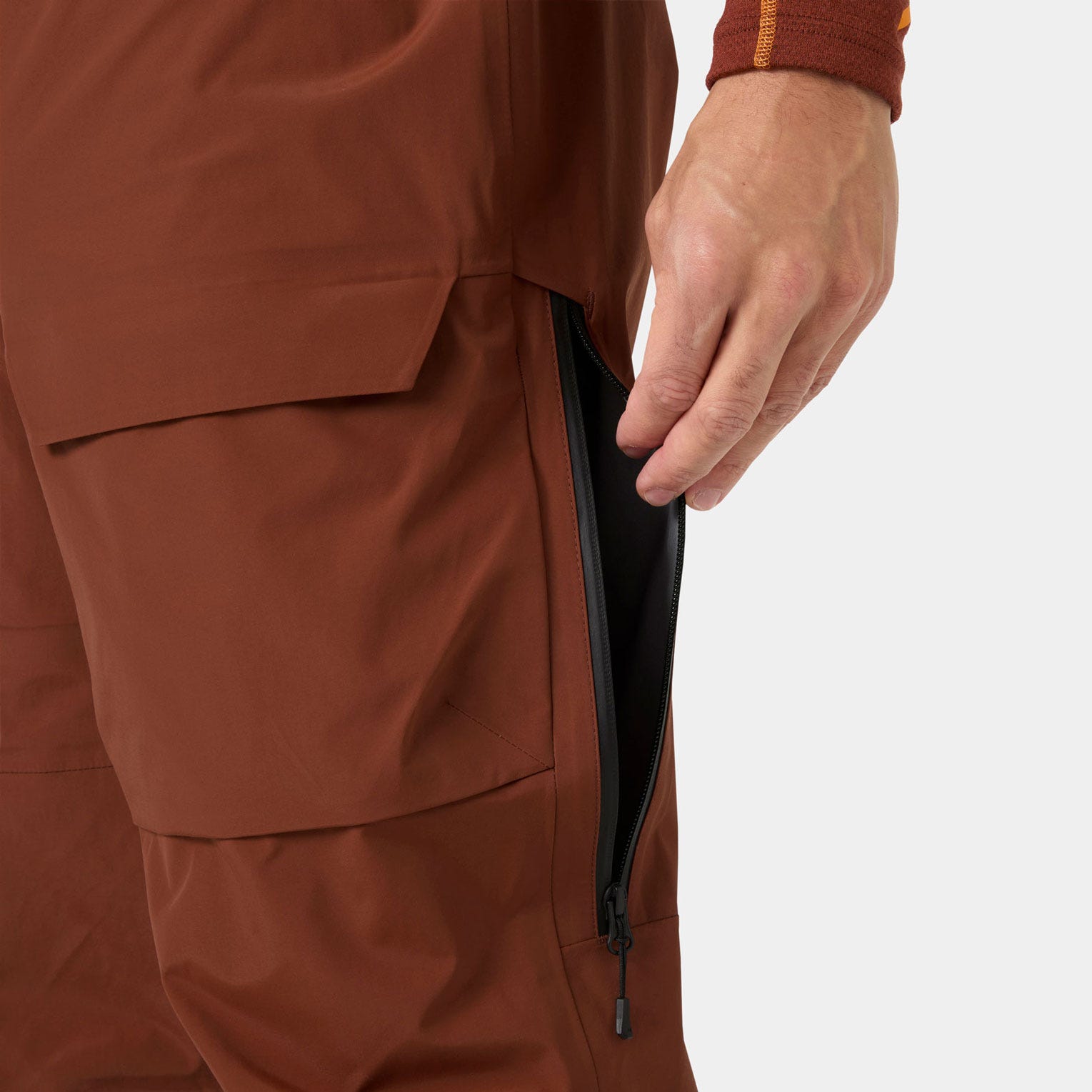 Men’s Sogn Bib Shell 2.0 Pants - 301 IRON OXIDE