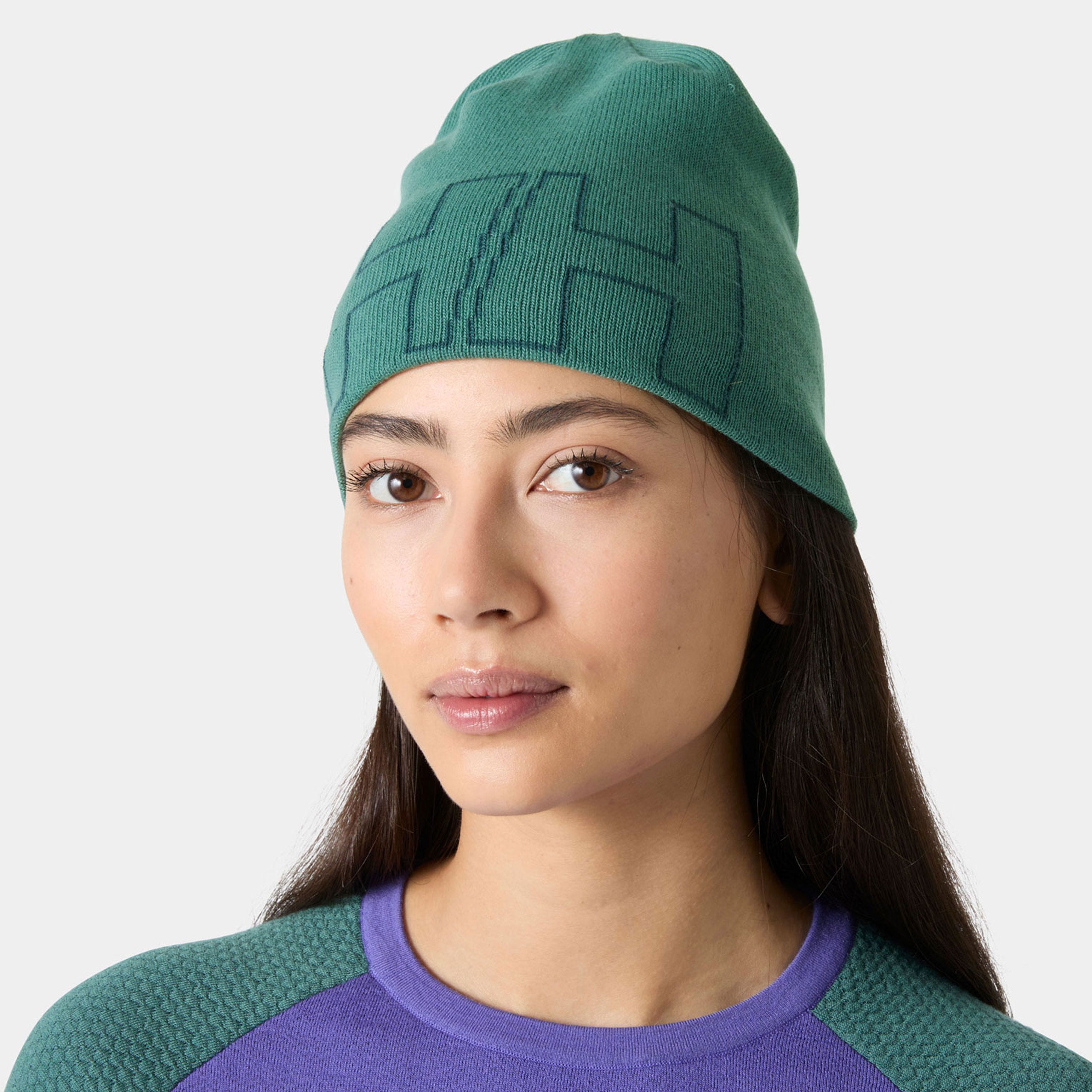 Unisex Outline Beanie - 494 OPAL GREEN