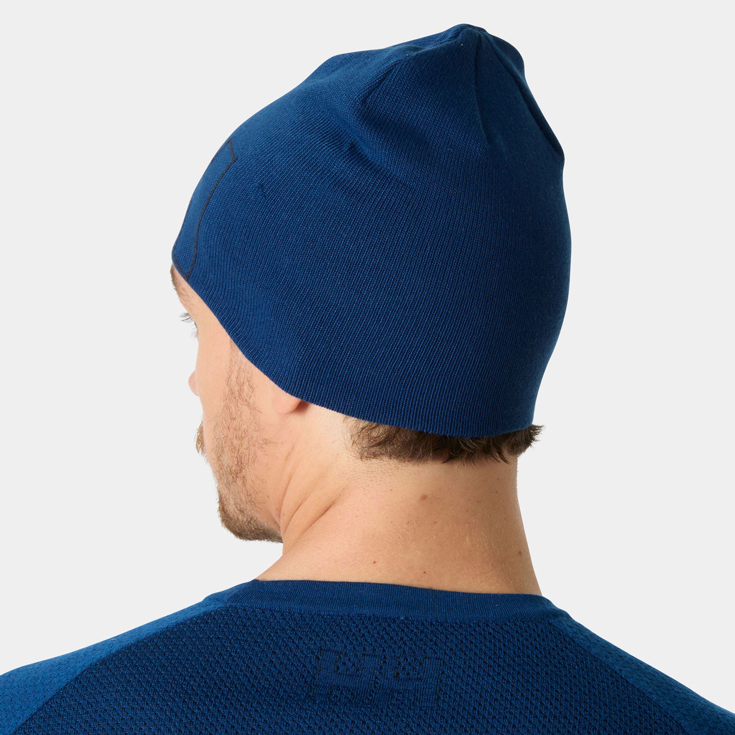 Unisex Outline Beanie - 507 DARK BLUE