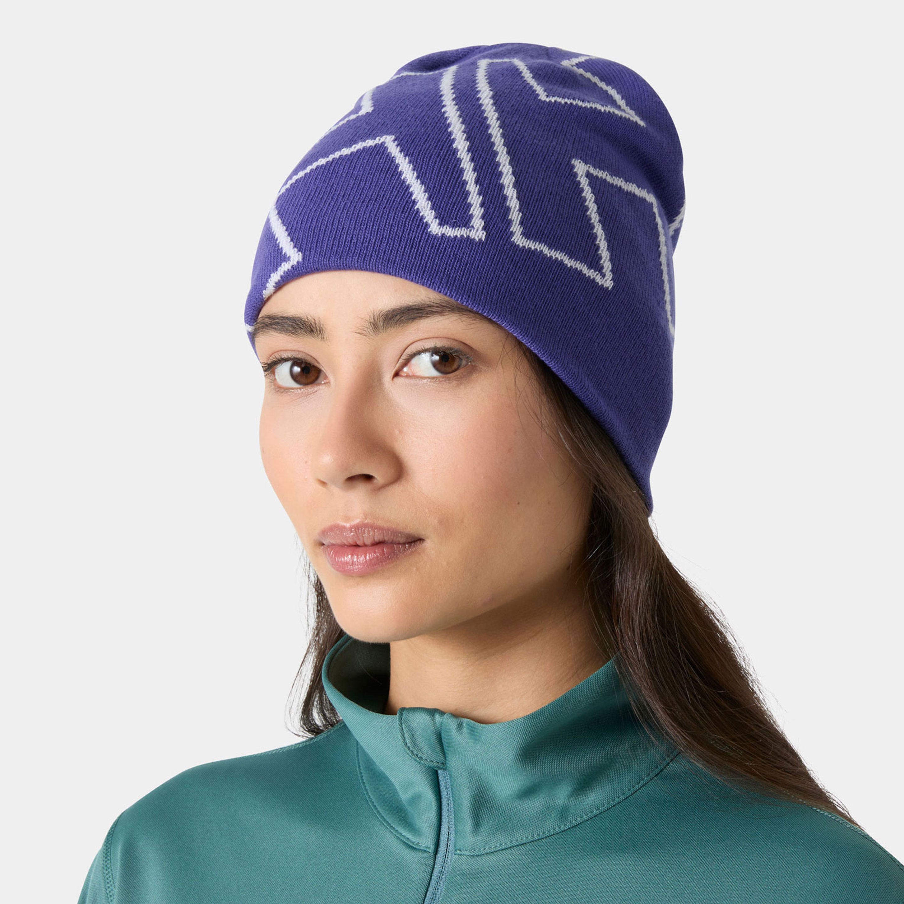 Unisex Outline Beanie - 690 ULTRA VIOLET
