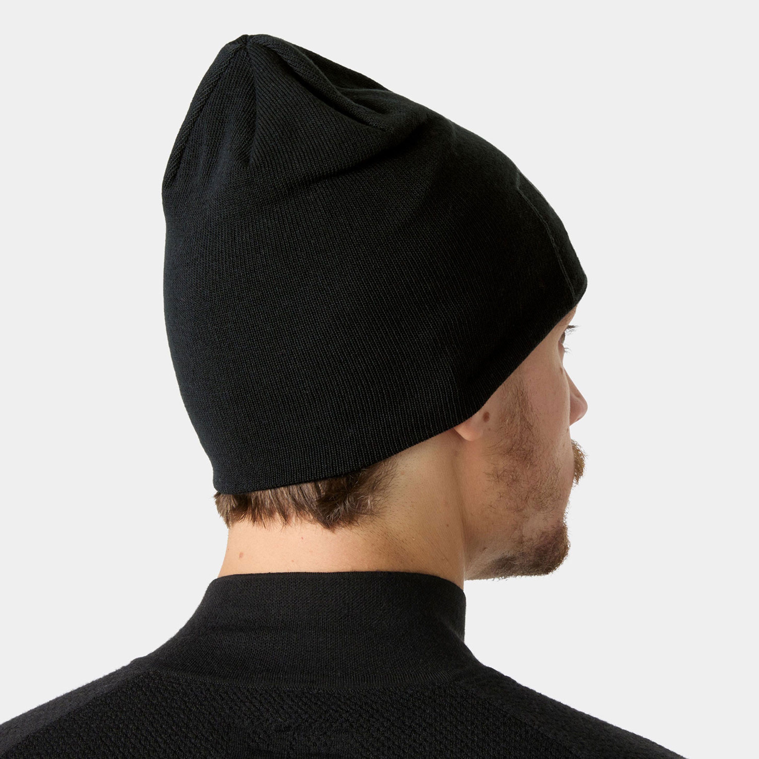 Unisex Outline Beanie - 990 BLACK