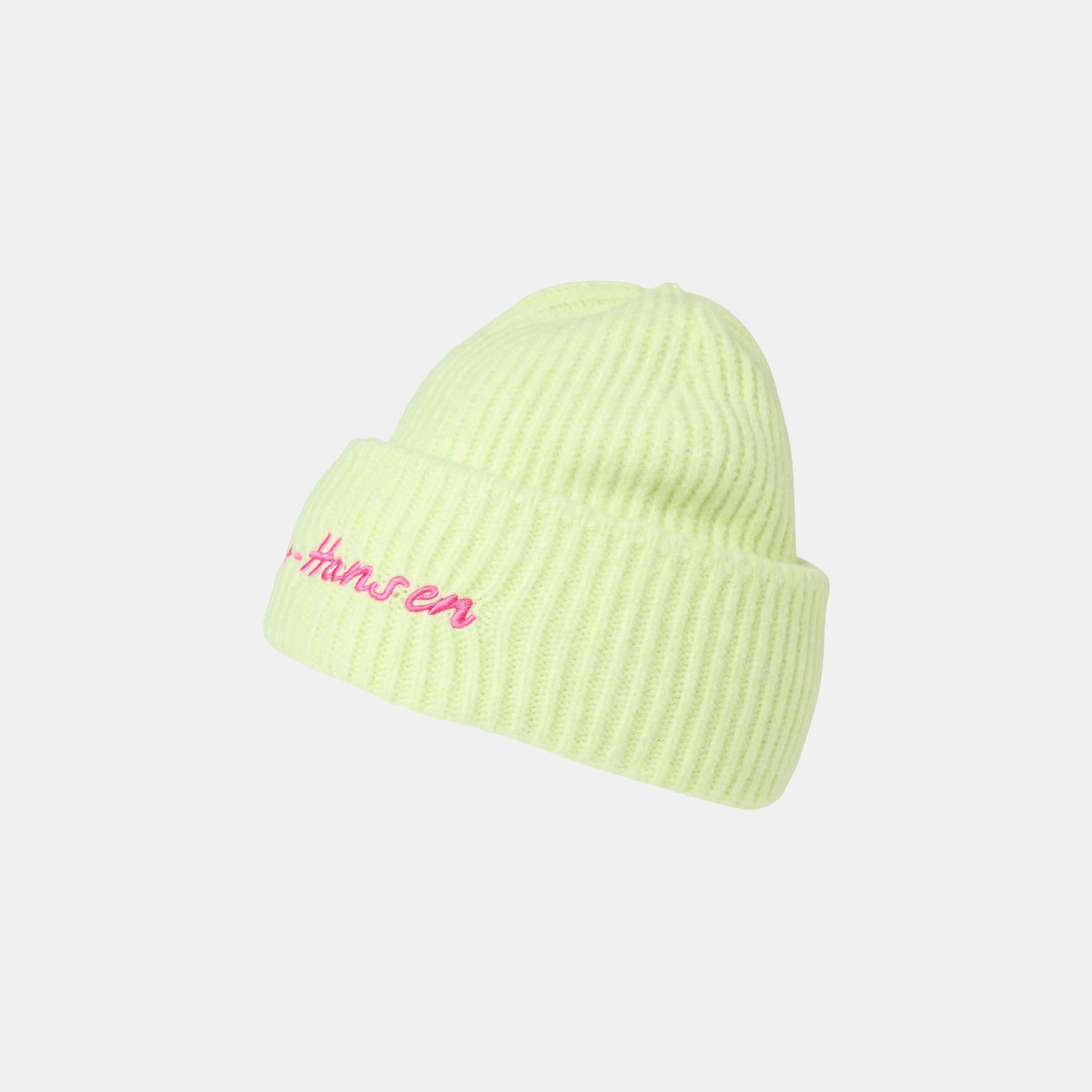 Soft Rib Beanie - 398 WASHED LIME