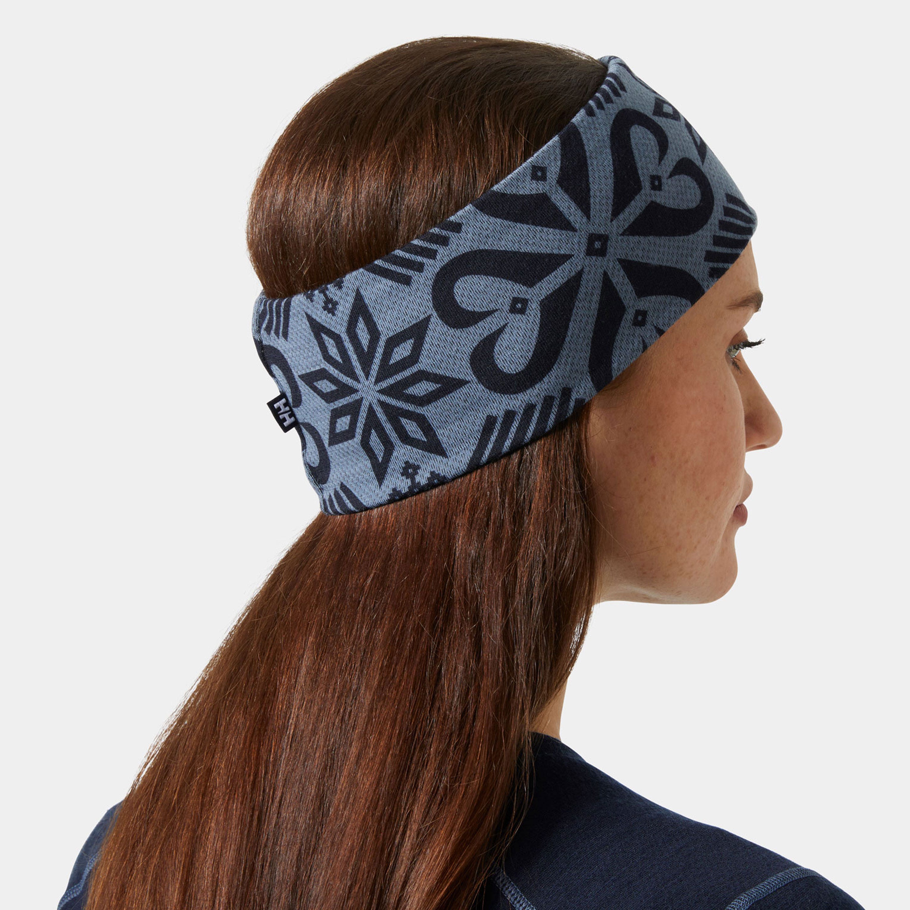 HH LIFA® Merino Headband - 597 NAVY NORDIC AOP